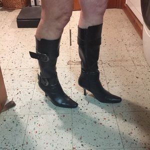 WOMENS SIZE 7.5 CL by LAUNDRY KNEE HIGH BOOTS